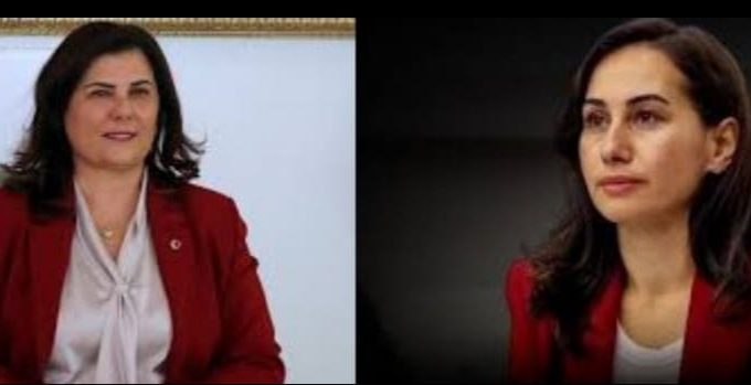 Solda Özlem Çerçioğlu, sağda Özlem Vural Gürzel